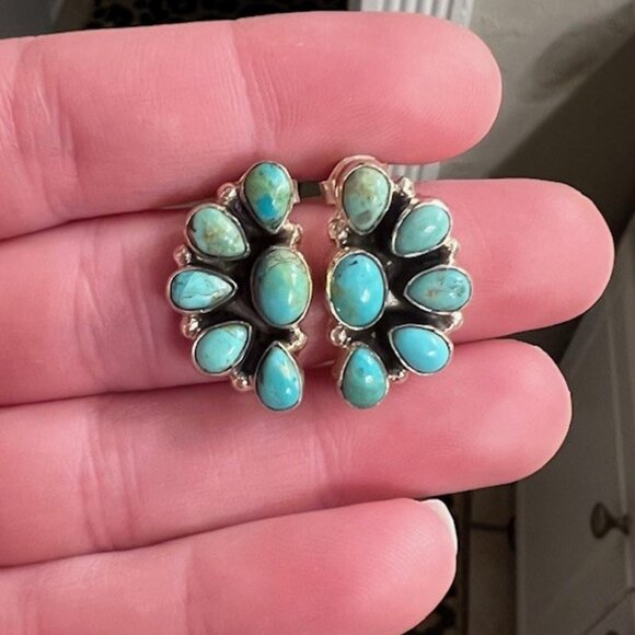 Turquoise Half Clusters - Picture 3 of 3